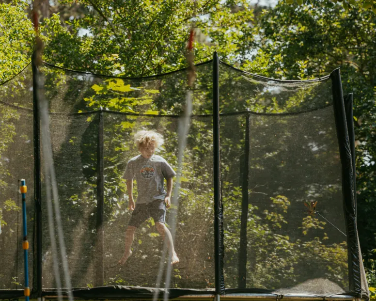 Seizoenplaats trampoline